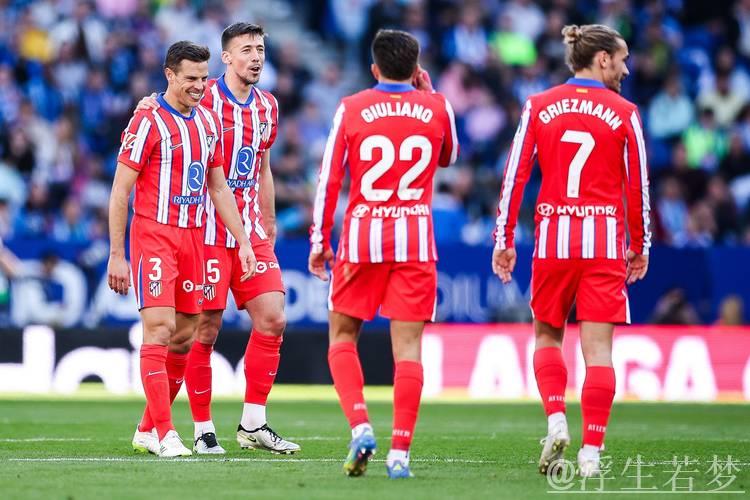 马竞1-1西班牙人：阿斯皮利奎塔破门，朗格莱送点